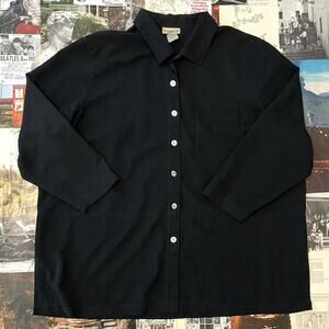 Black button up shirt